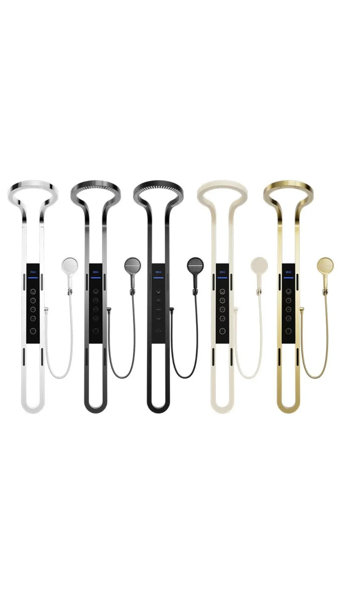 Elektronik dijital duş seti 