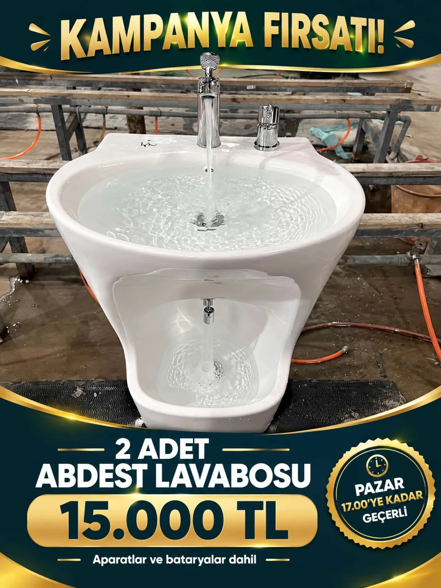 Abdest lavabosu Kampanya 
